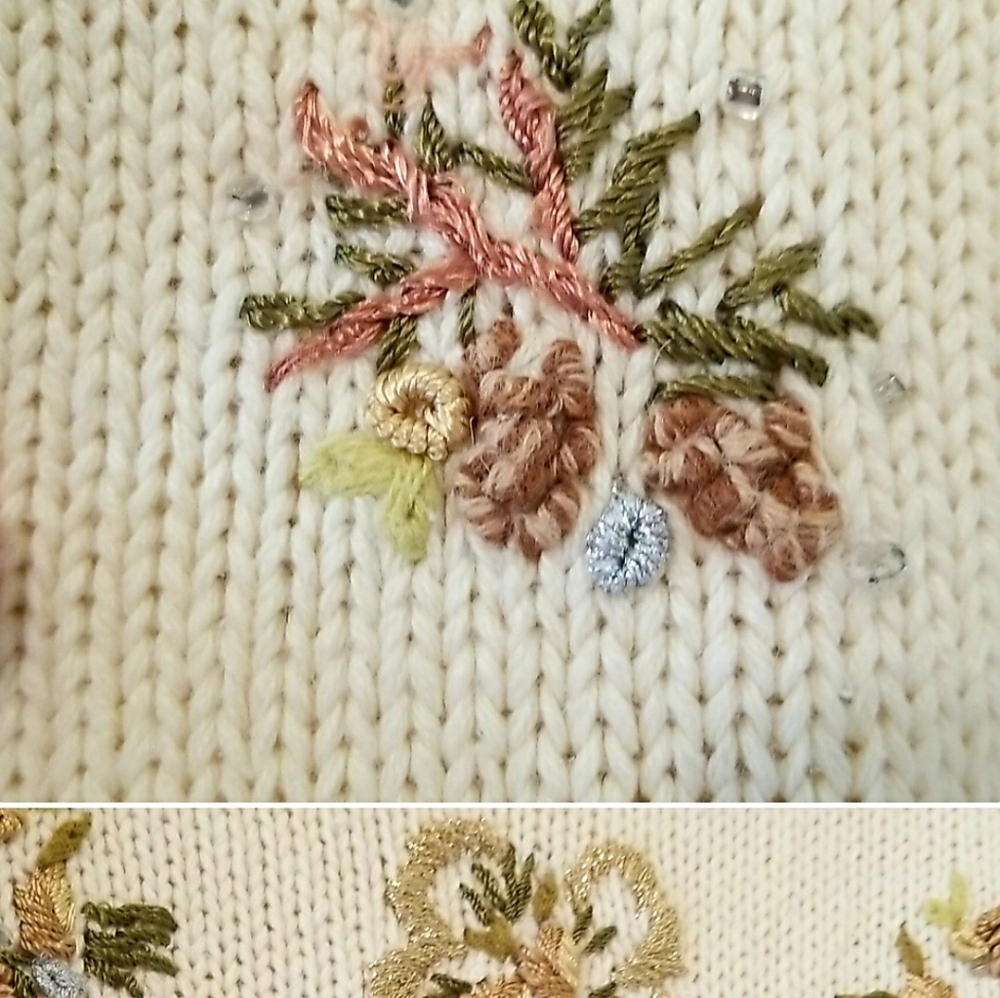 TIARA INTERNATIONAL Christmas Tree Knit Sweater 18-20 EVC - Picture 5 of 9
